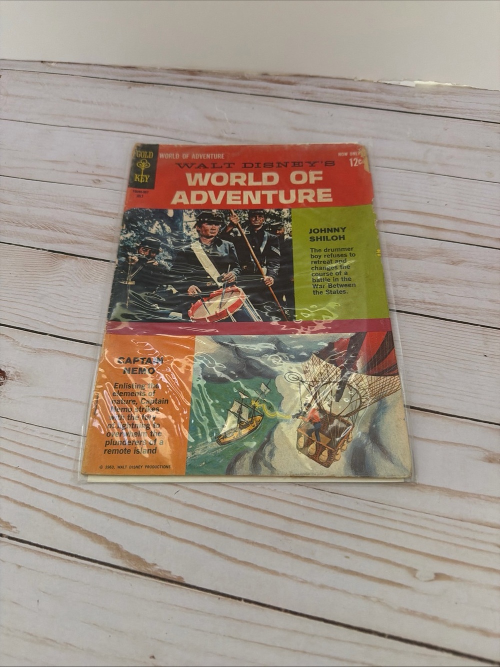 WORLD OF ADVENTURE #2 (1963) Walt Disney, Gold Key Comics